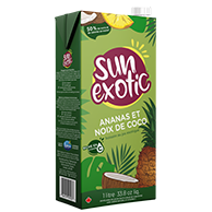 Ananas et noix de coco